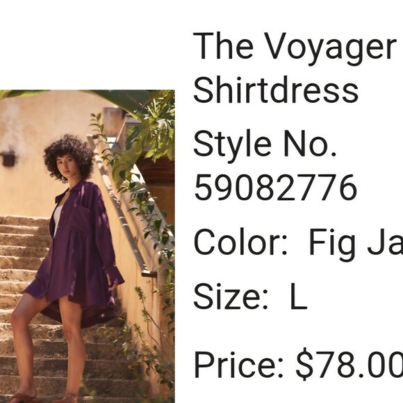 Free People Voyager Shirtdress - Picture 3 of 3